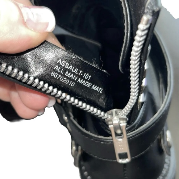 Demonia Assault-101 Chunky Platform Ankle Boots - Picture 5 of 8